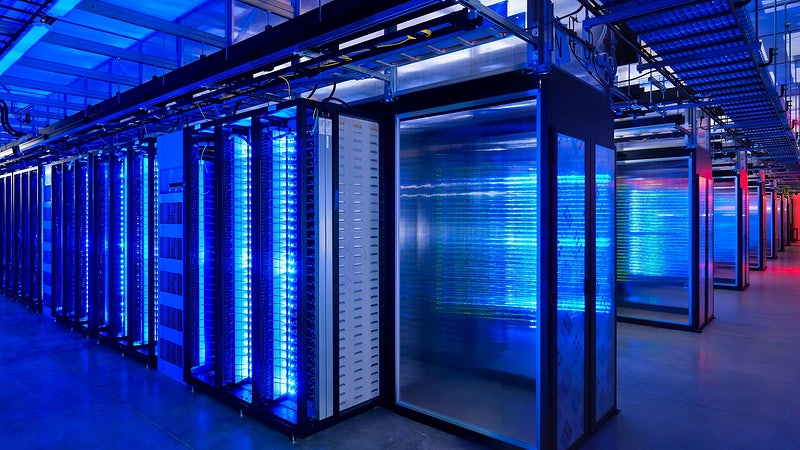 Computer server room image